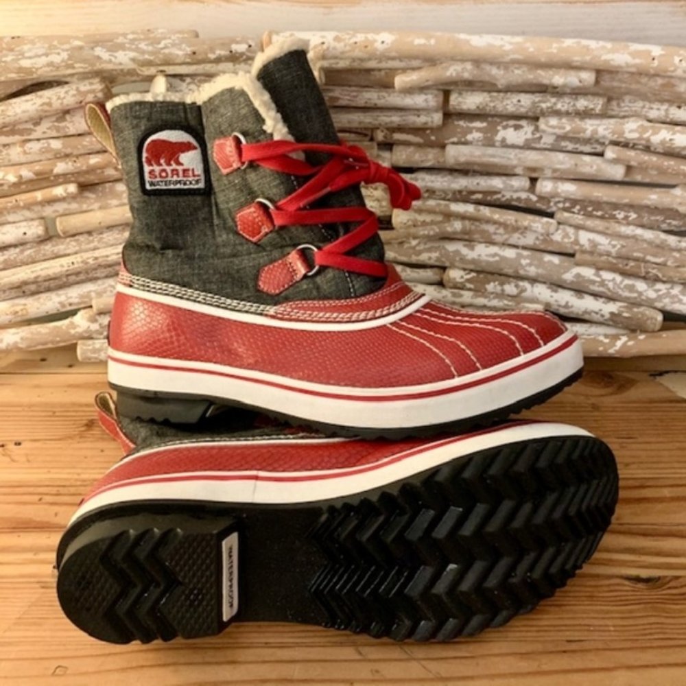 Sorel Red Winter Boots